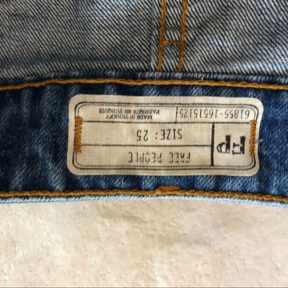 Free People Denim Flower Skirt - Picture 3 of 3